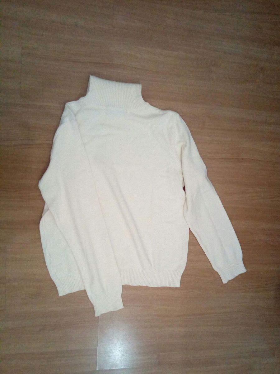 blusa manga longa off white - blusas fili dell'arte
