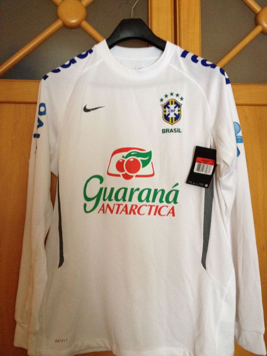 Blusa Manga Longa Seleção Brasileira Nike | Casaco Masculino Nike Nunca