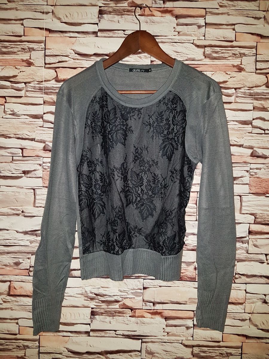 blusa manga longa feminina dafiti