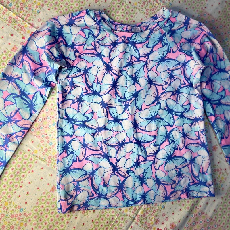 Blusa Moda Praia Infantil com Fator Proteção Roupa Infantil para