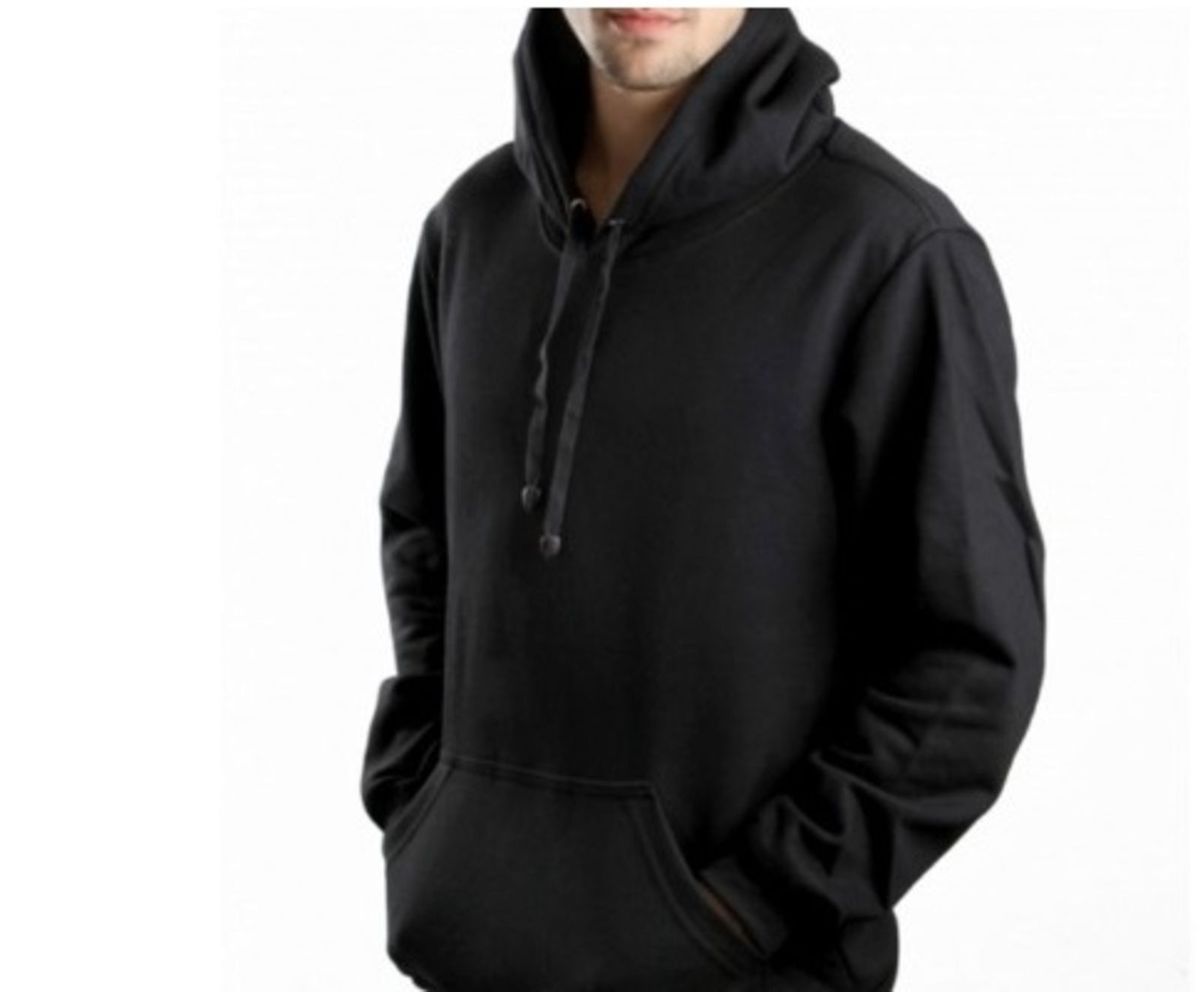 casaco masculino com capuz e bolso canguru