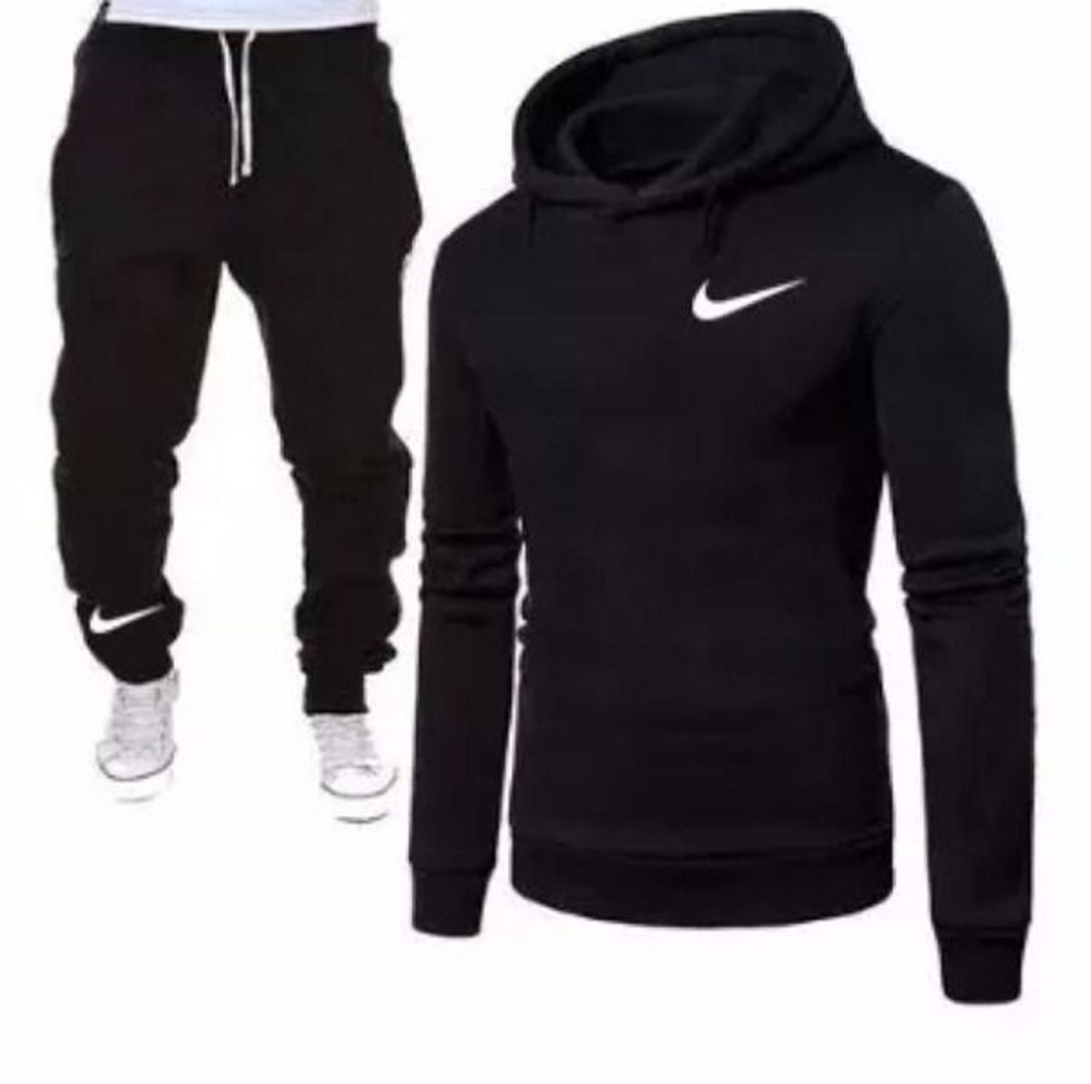 moletom nike masculino cinza