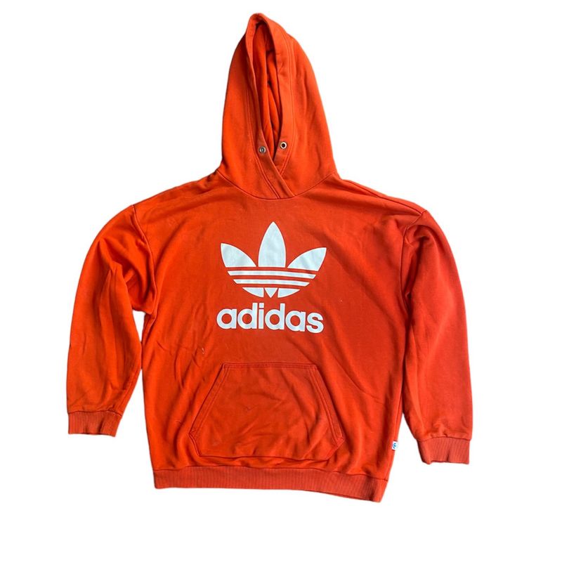 Trefoil Moletom Da Adidas Vermelho Moletom Adidas Trefoil Capuz