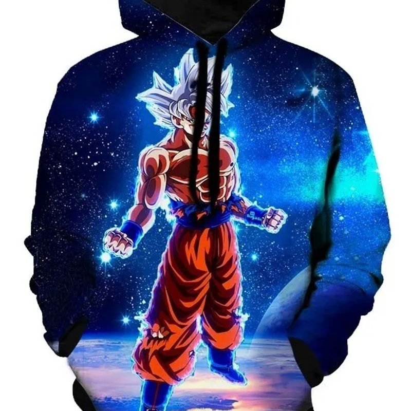 Blusa de frio hot sale do dragon ball