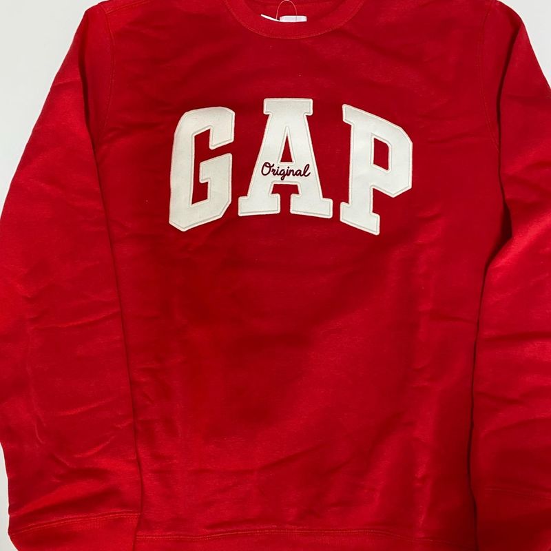 Moletom Casaco blusa Gap Masculino Vermelho