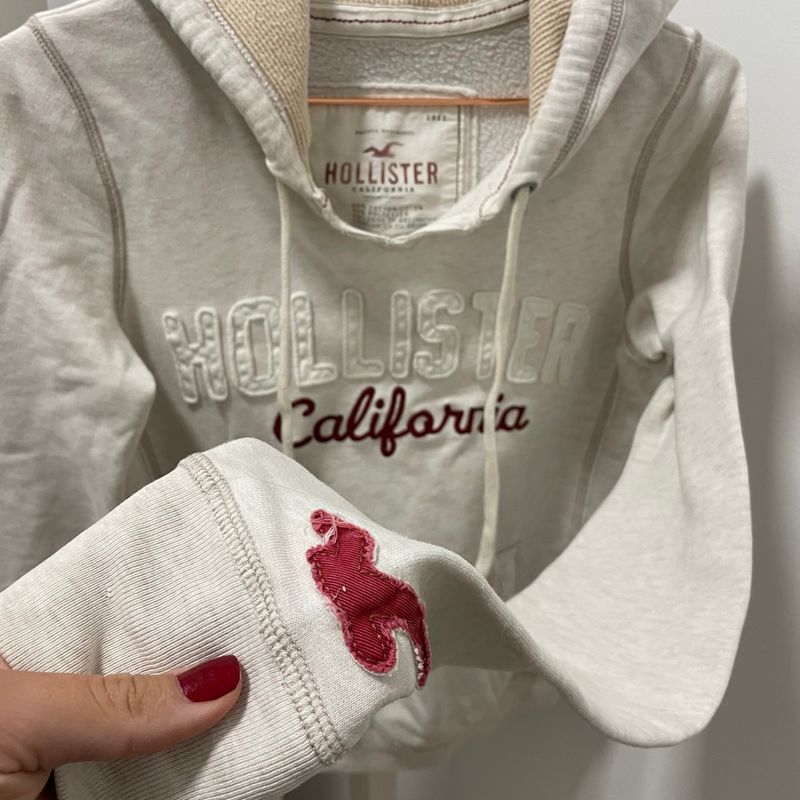 Blusa sales hollister moletom