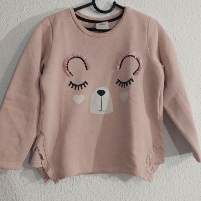 Blusa Moletom Infantil Poim Roupa Infantil para Menina Renner - Main Image