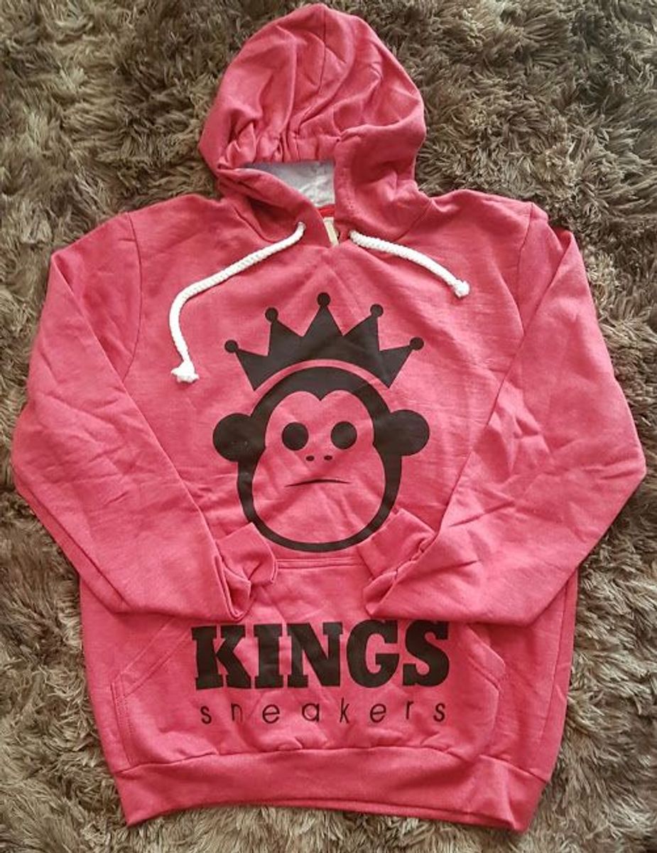 moletom kings rosa