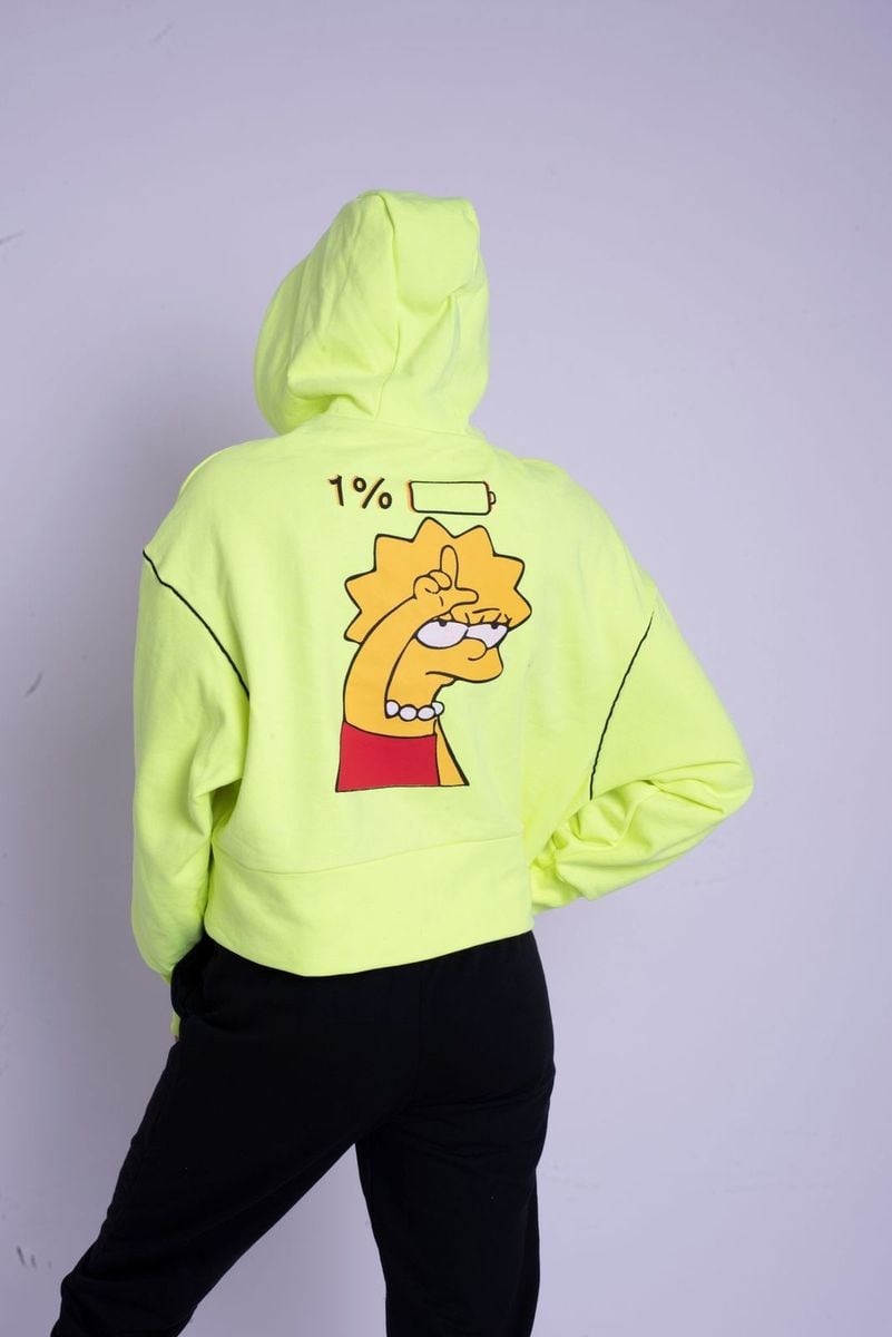 Lisa Simpson Blusa De Moletom Simpsons Moletom Estampado Moletom