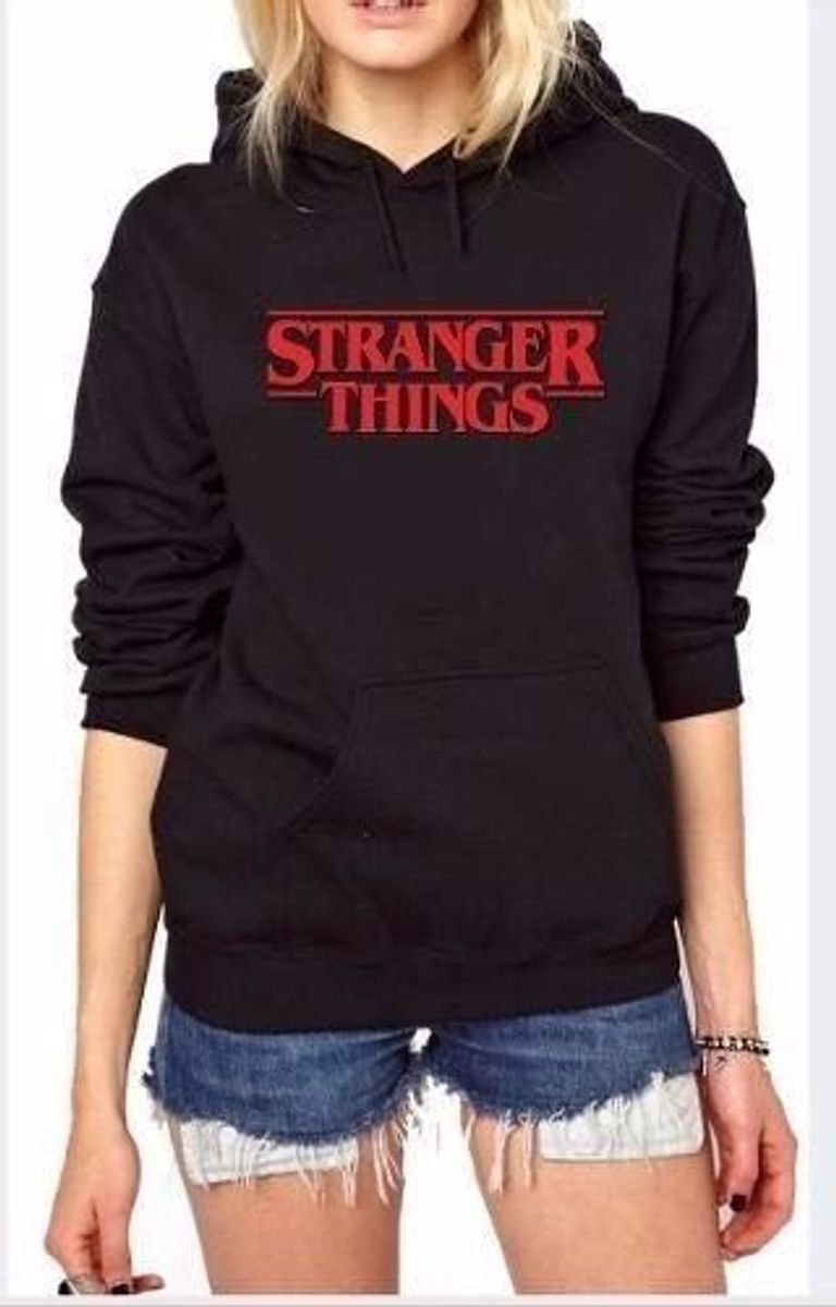 blusa moletom stranger things