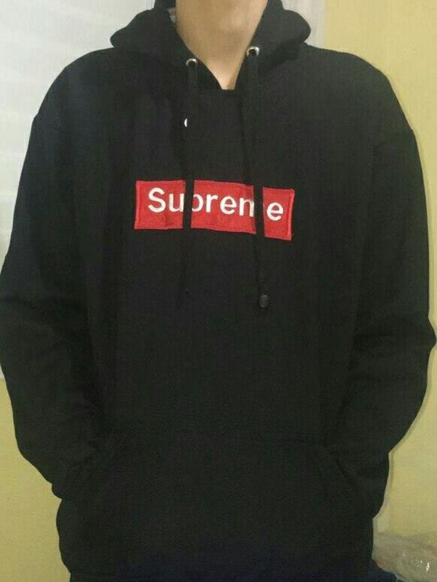Blusa Moletom Supreme Casaco de Frio Moletom Supreme | Casaco Masculino Supreme Nunca Usado 28139038 | enjoei