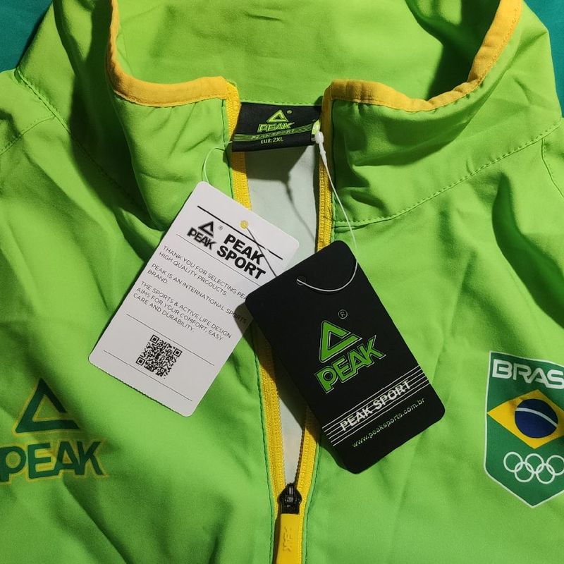 Blusa Peak Pódio Time Brasil Olimpiada Tóquio 2021, Casaco Masculino Peak  Usado 61865086