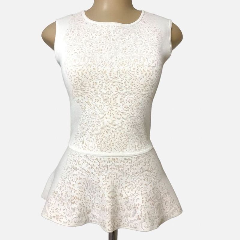 Blusa Peplum Bcbgmaxazria Blusa Feminina Bcbg Maxazria Usado