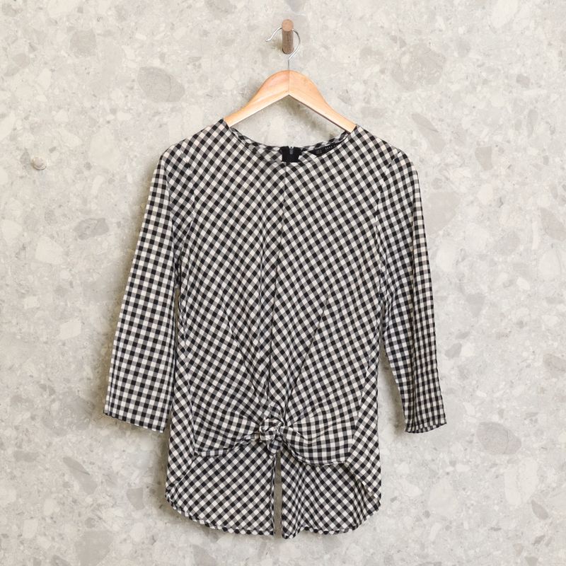 Blusa discount vichy zara
