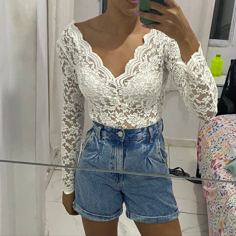 Blusa Renda Riachuelo Blusa Feminina Riachuelo Usado 90202445