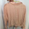 blusa social nude - m - croppeds 