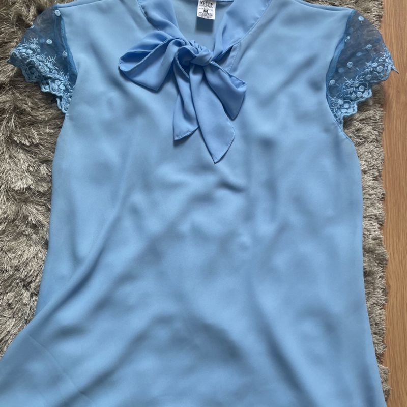 Blusa azul celeste hot sale