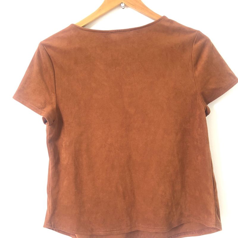 Blusa best sale suede cea