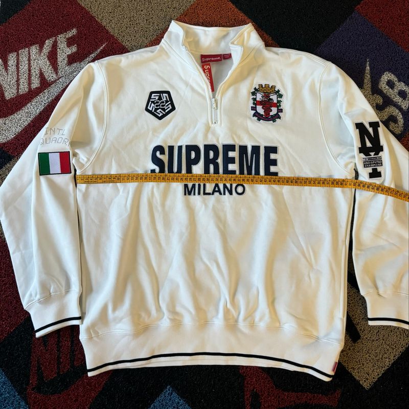 Blusa Supreme 'Milano' Quarter Zip Sweatshirt | Supreme Nunca