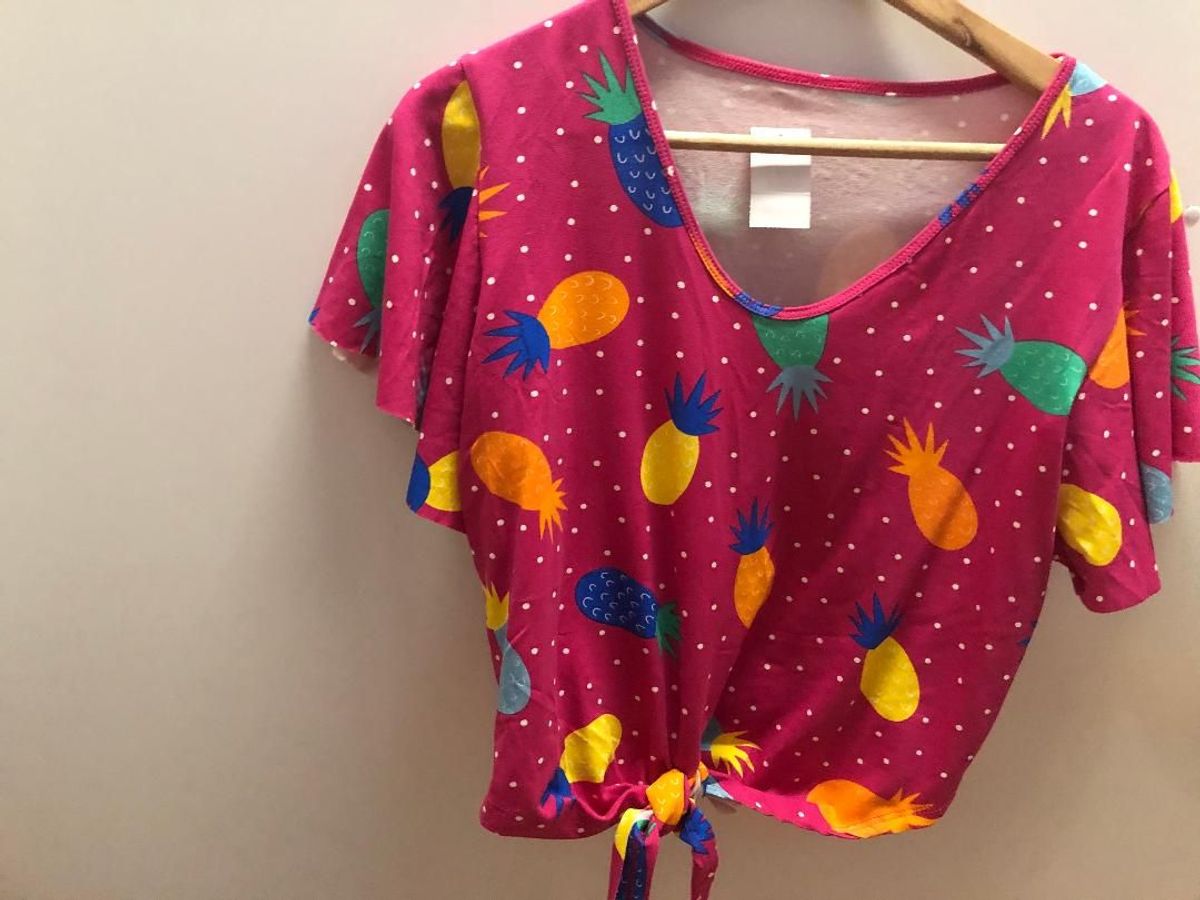 blusa de abacaxi feminina