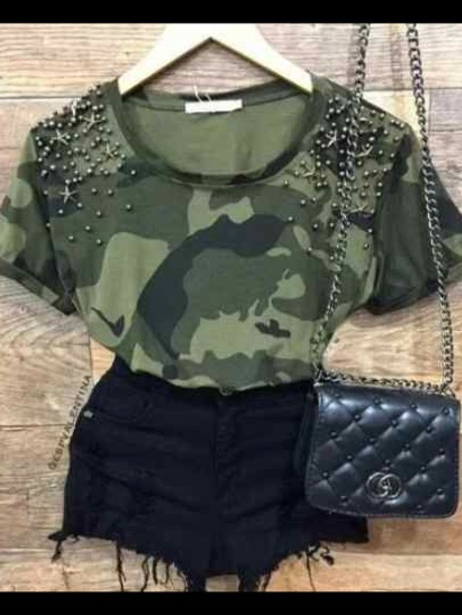 blusão militar feminino