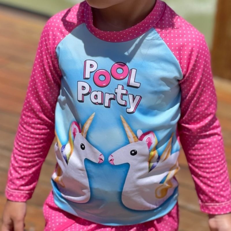 Blusa Infantil Elian Pool Party Rosa - Compre Agora