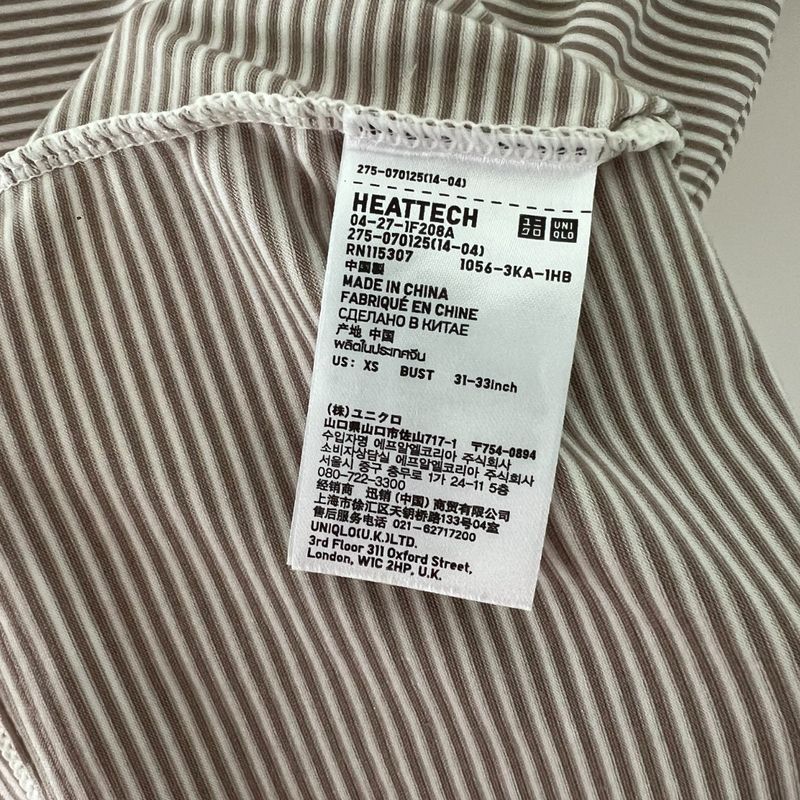 Uniqlo blusa hot sale termica