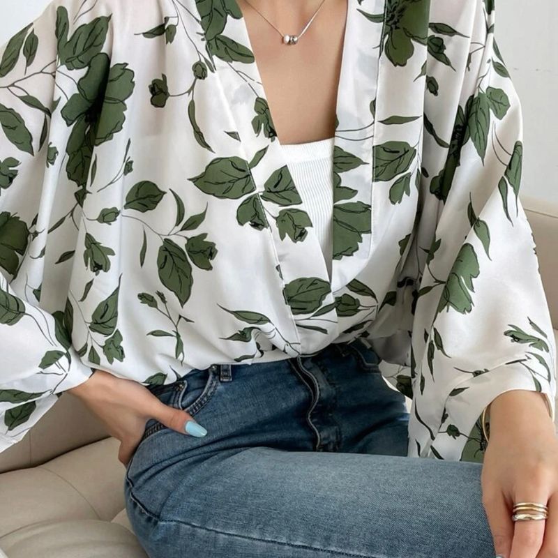 Blusa Tipo Kimono Blusa Feminina Nunca Usado 94263366 enjoei