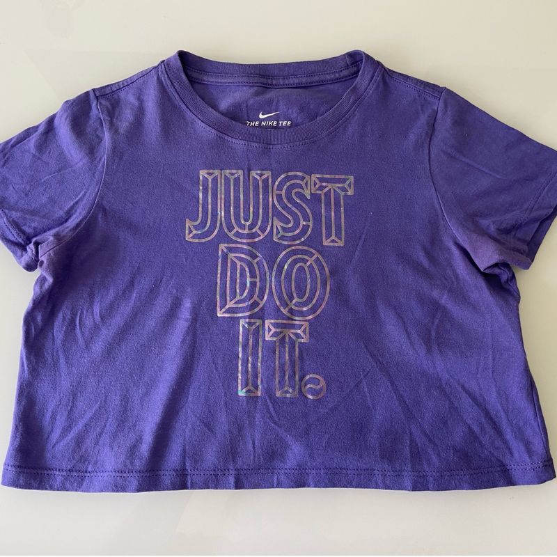 Purple nike just 2024 do it shirt