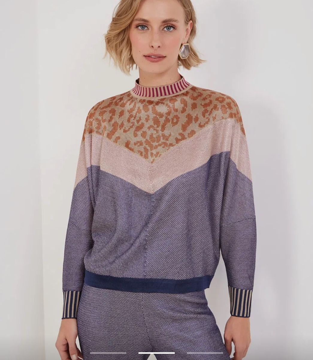 Pull Jacquard Kanabeach Dolney - Taille 38, Couleur Marron, Neuf Avec étiquette (valeur 129€)