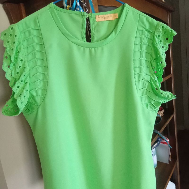 Blusas discount verde agua