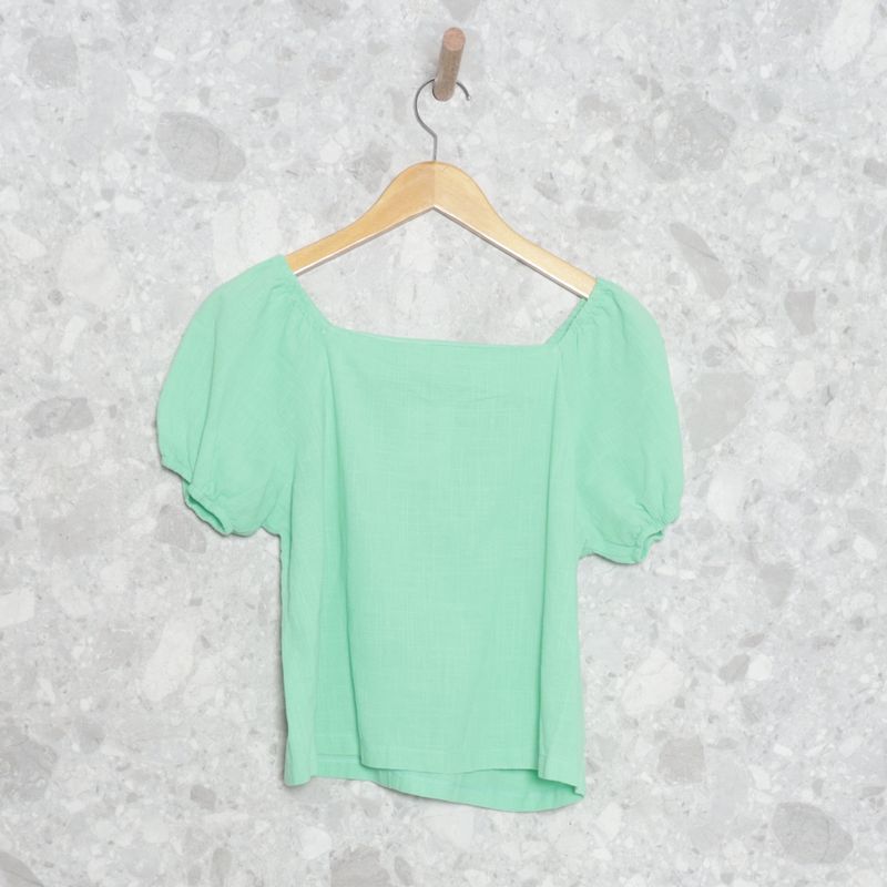 Blusas verde online claro