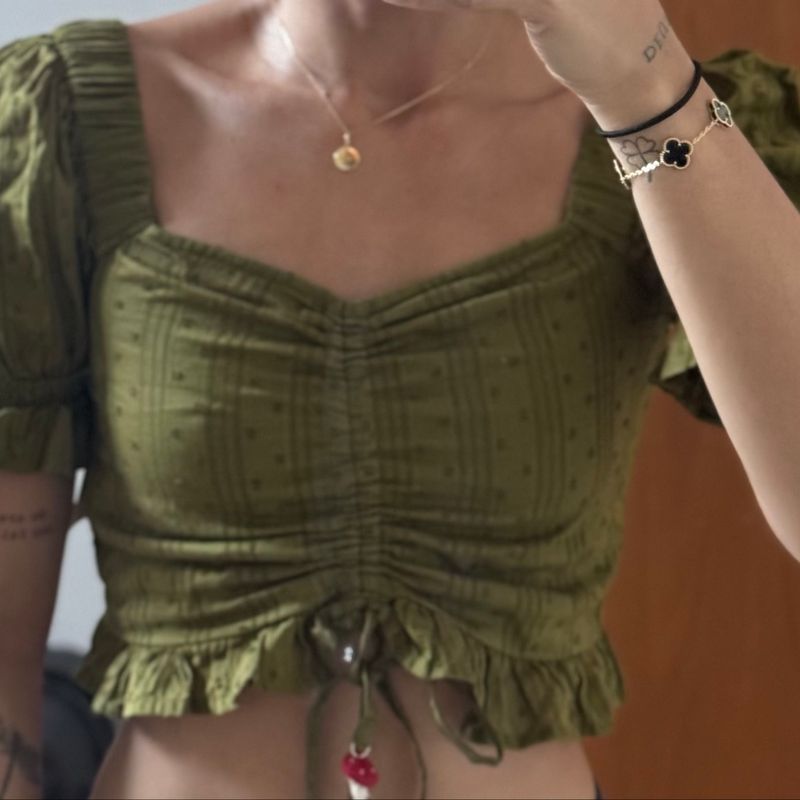 Blusa Verde Renner Blusa Feminina Renner Nunca Usado 97303170