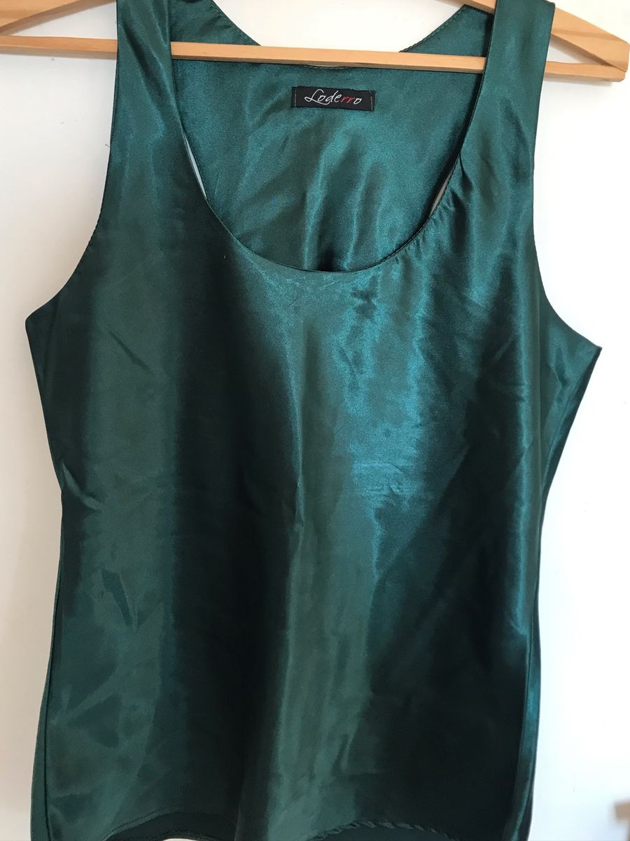 blusa verde - blusas sem marca