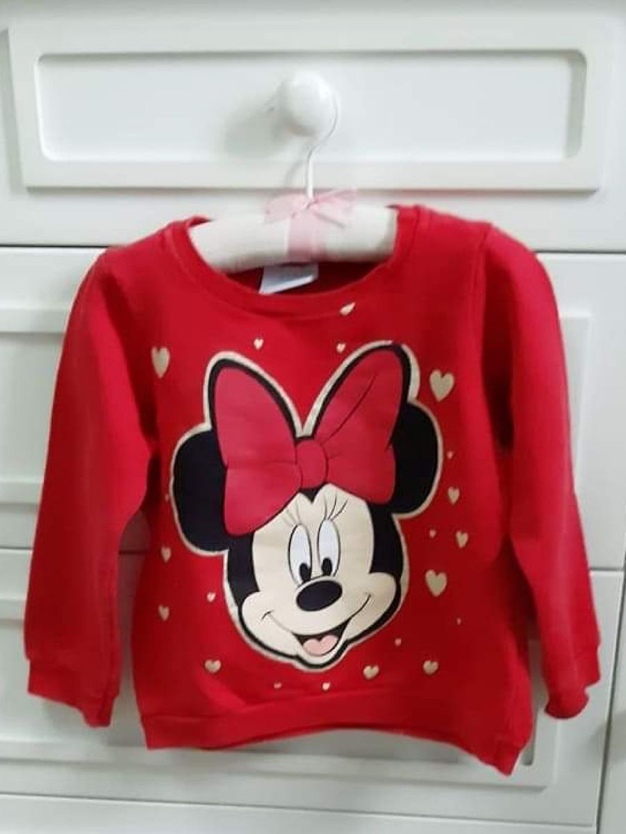 moletom minnie infantil