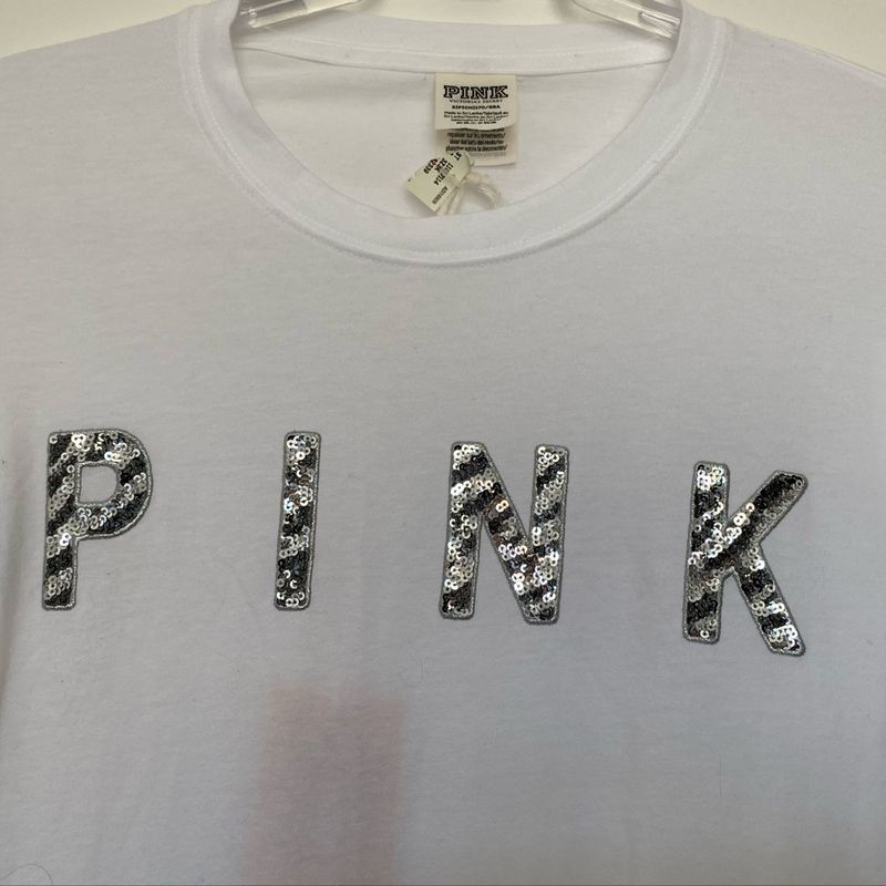 Blusa Victoria Secret Malha de Algodao Tamanho G Blusa Feminina Victorias Secret Nunca Usado 101770949 enjoei