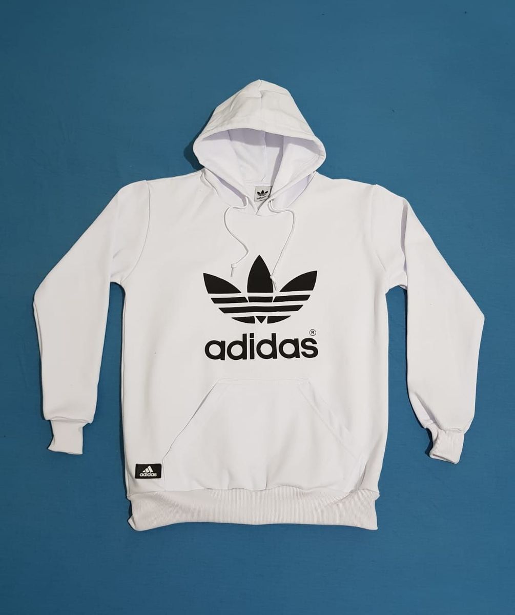 moletom adidas branco masculino