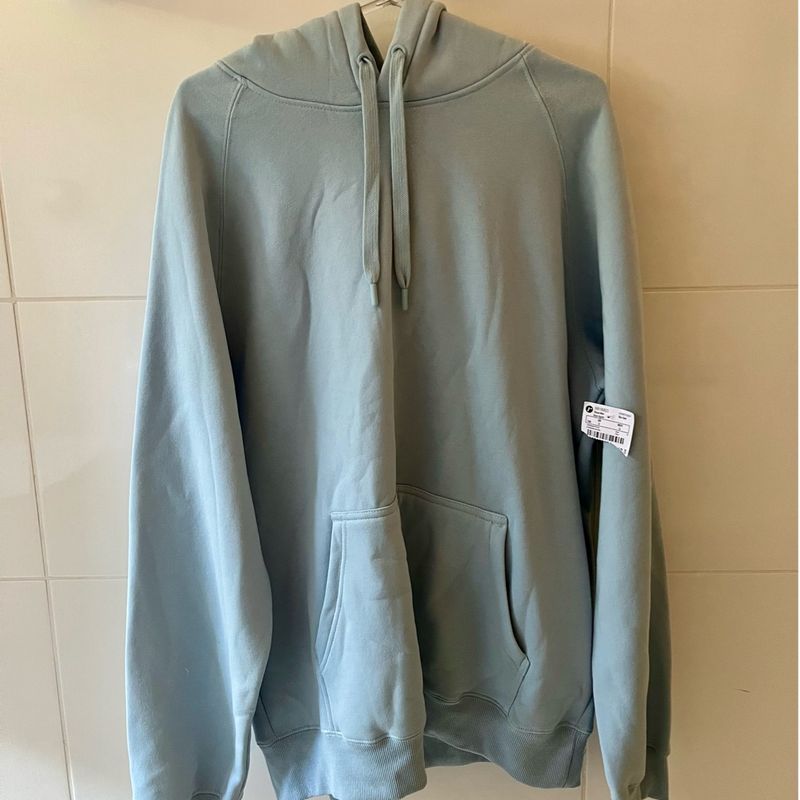 Blusão em Moletom com Capuz e Bolso Canguru Nunca Usado Renner