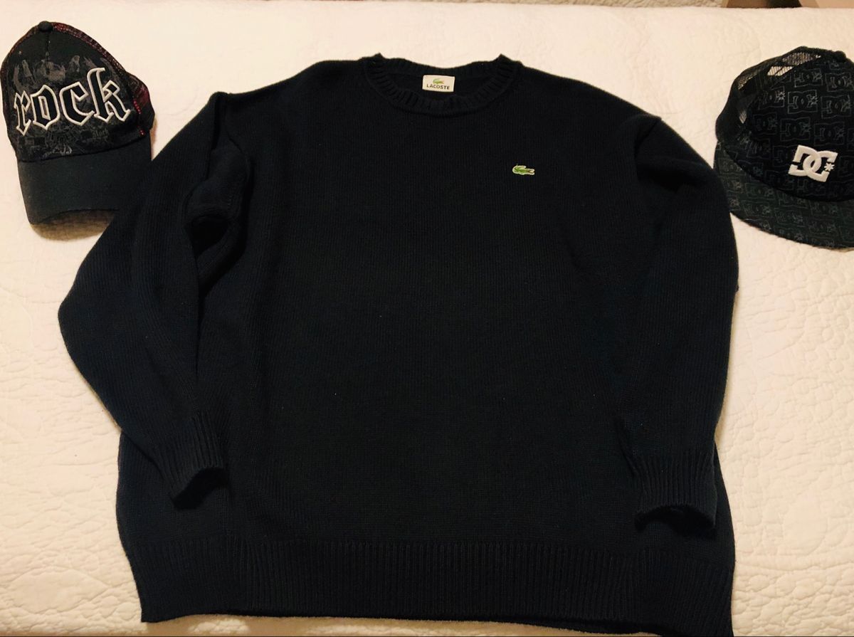 blusão lacoste masculino