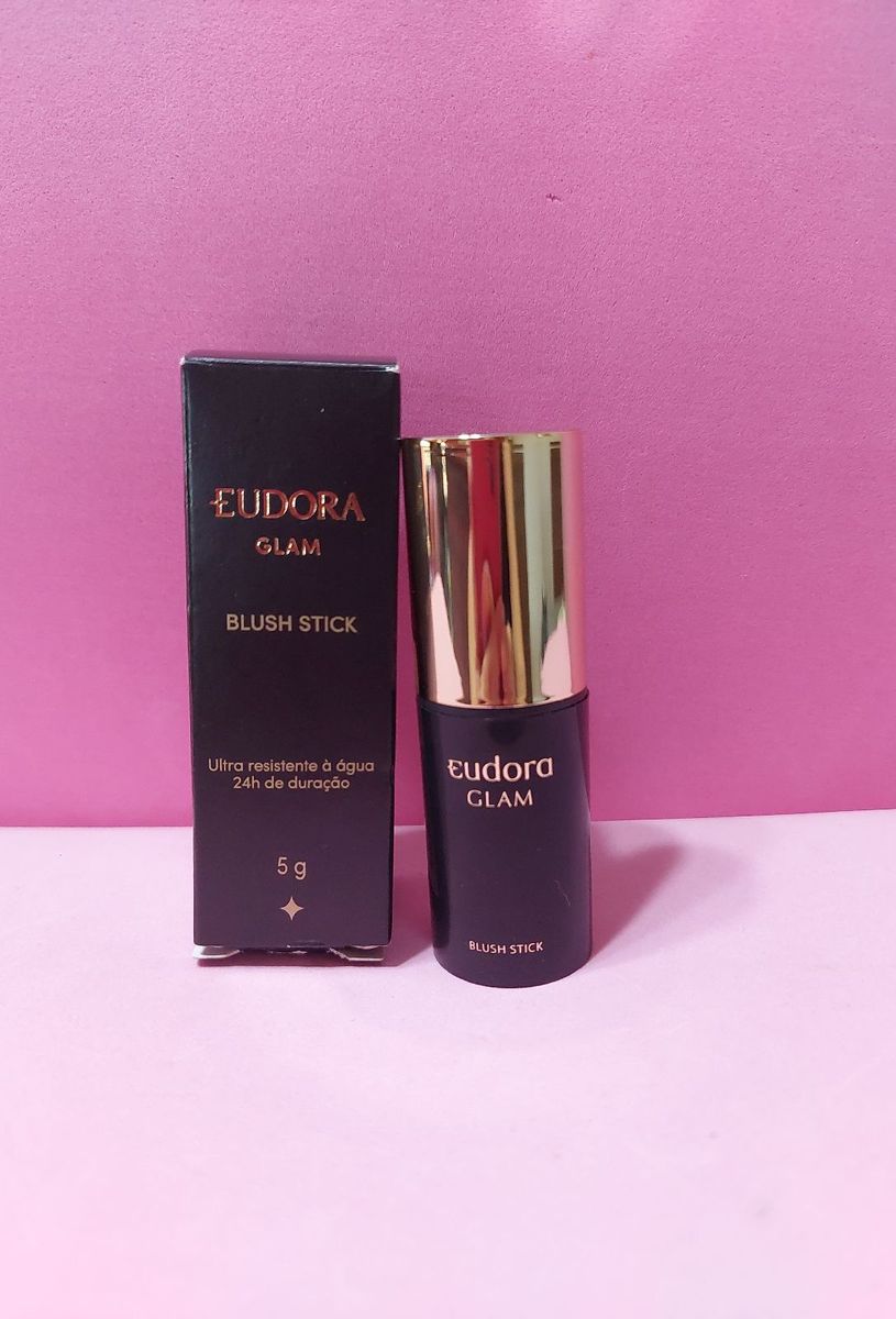 Blush Stick Eudora Glam Rosa Ginger 5g Maquiagem Feminina Eudora