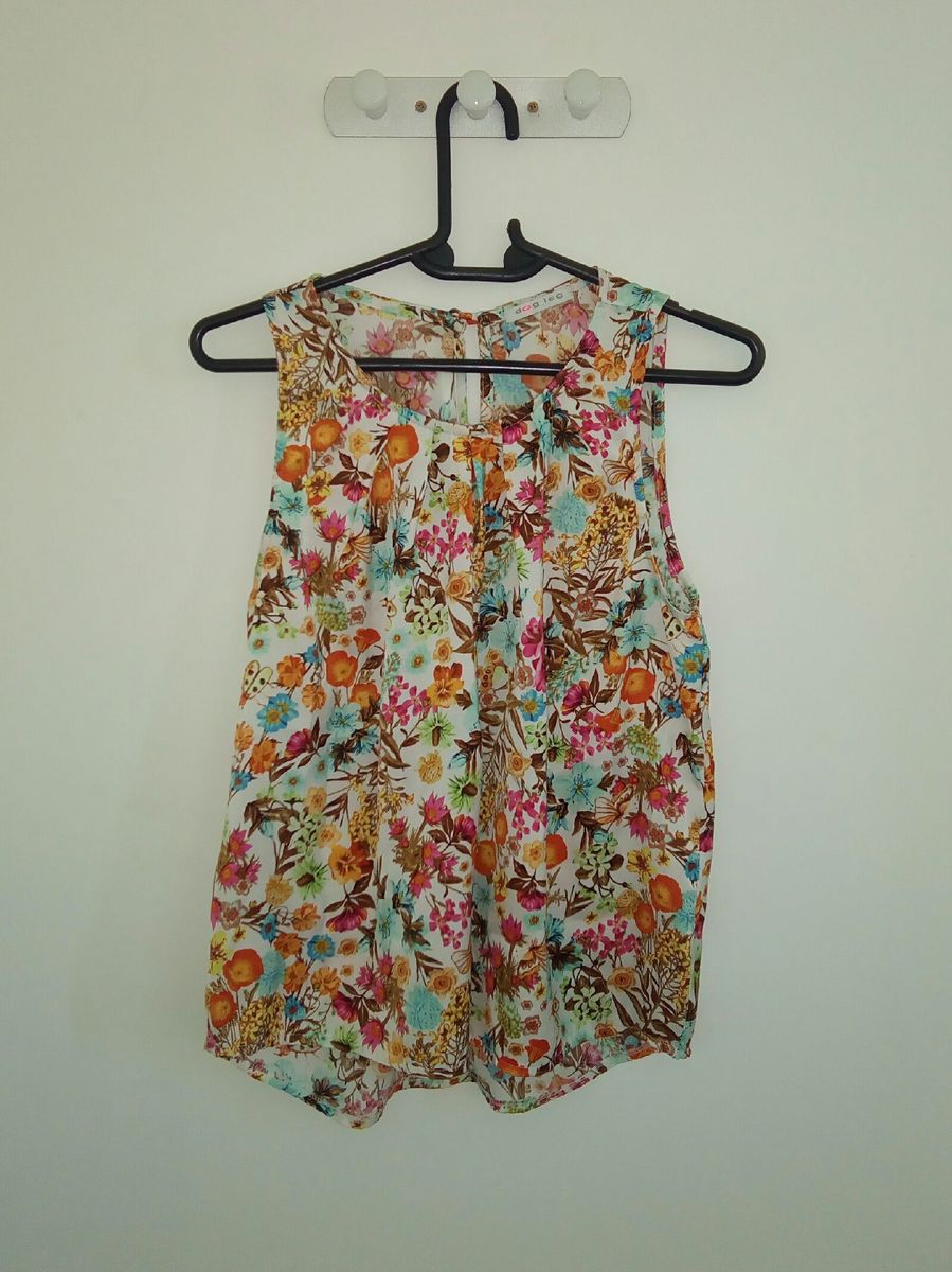 blusinha floral - blusas dog leg
