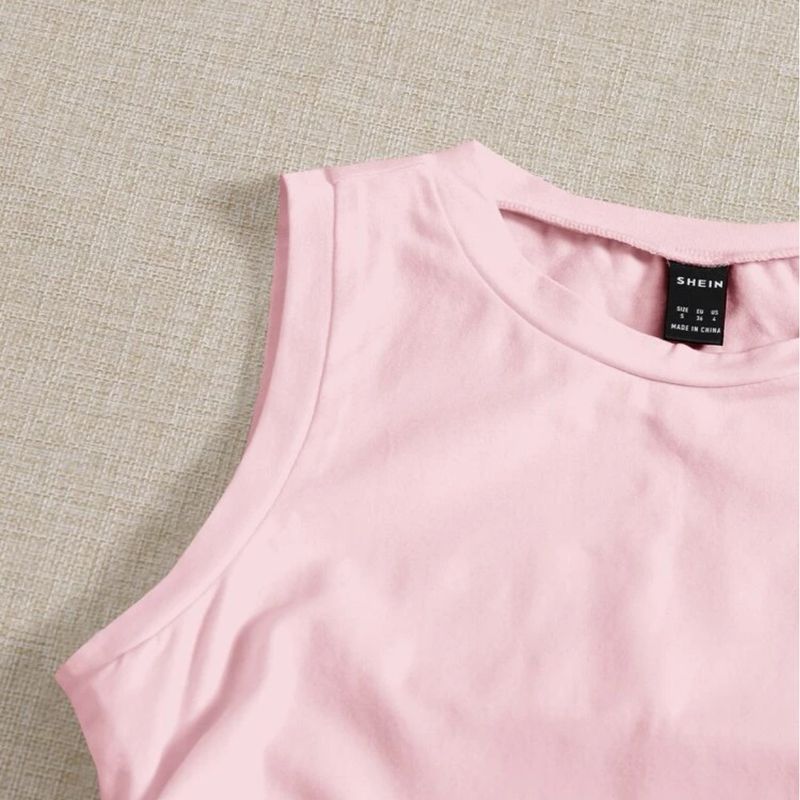 Blusa Rosa de Coração Shein, Blusa Feminina Shein Nunca Usado 75326428