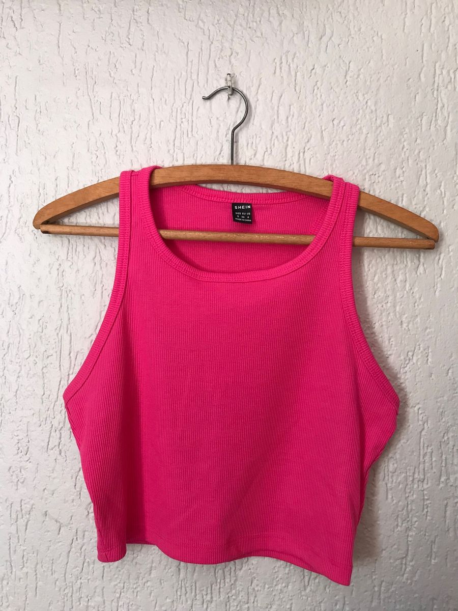 Blusinha Rosa, Blusa Feminina Shein Nunca Usado 87767966