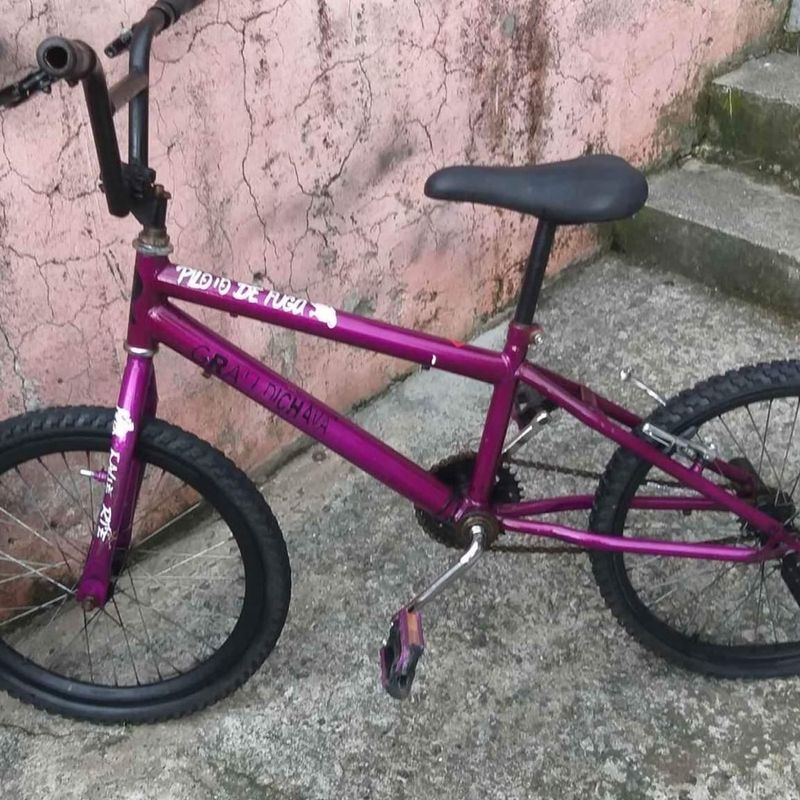 Bmx Usada Roxa Item p Esporte e Outdoor Bicicleta Nunca Usado