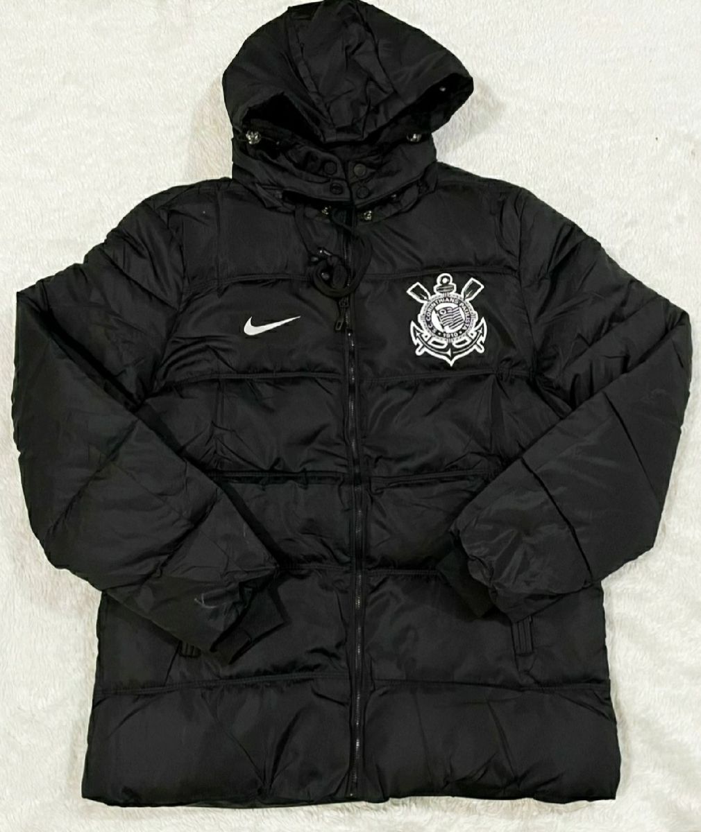 Bobojaco Masculino Corinthians Black 2022 | Casaco Masculino Nunca ...