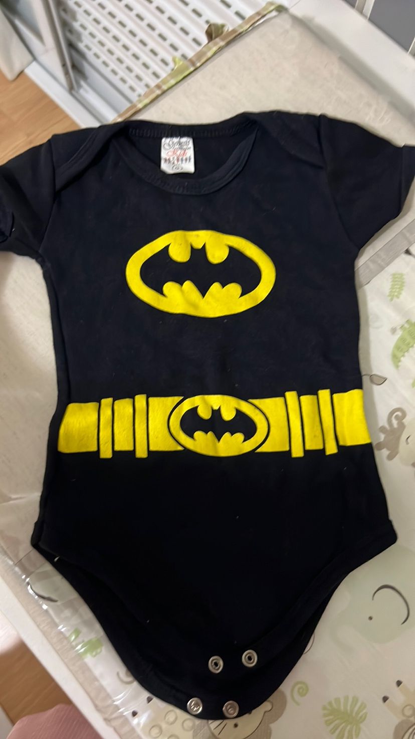 Body Batman Bebê | Roupa Infantil para Bebê Body Nunca Usado 83597606 |  enjoei