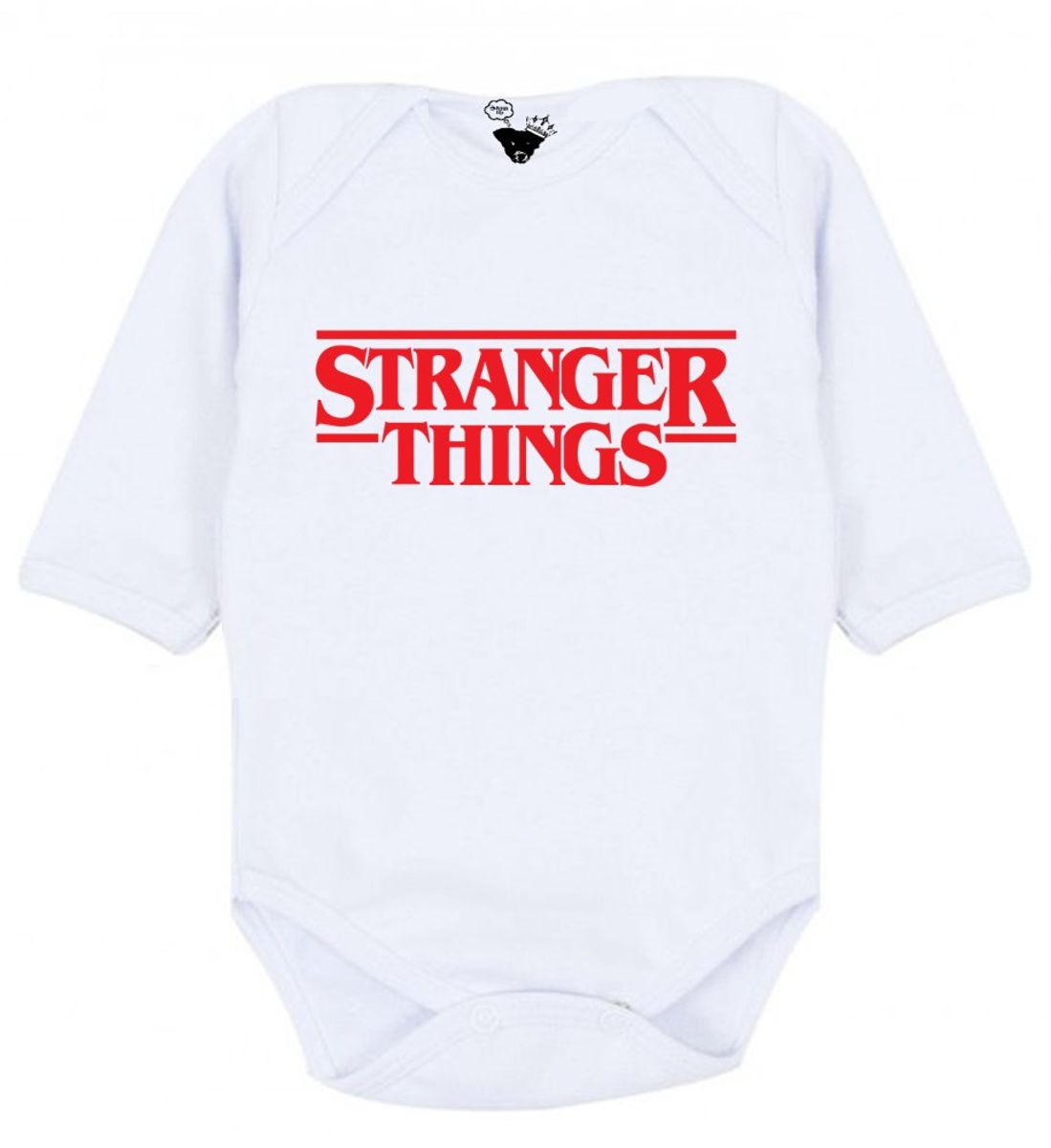 Body Bebê Stranger Things Manga Longa | Roupa Infantil para Bebê Show ...