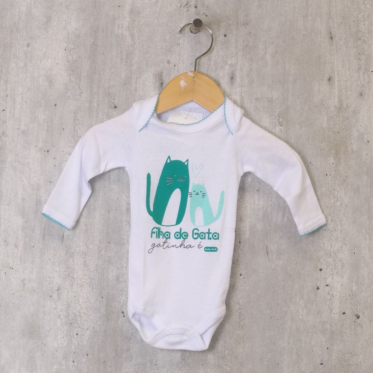 Body Branco Estampa Gato Baby Duck | Roupa Infantil para Bebê Baby Duck ...