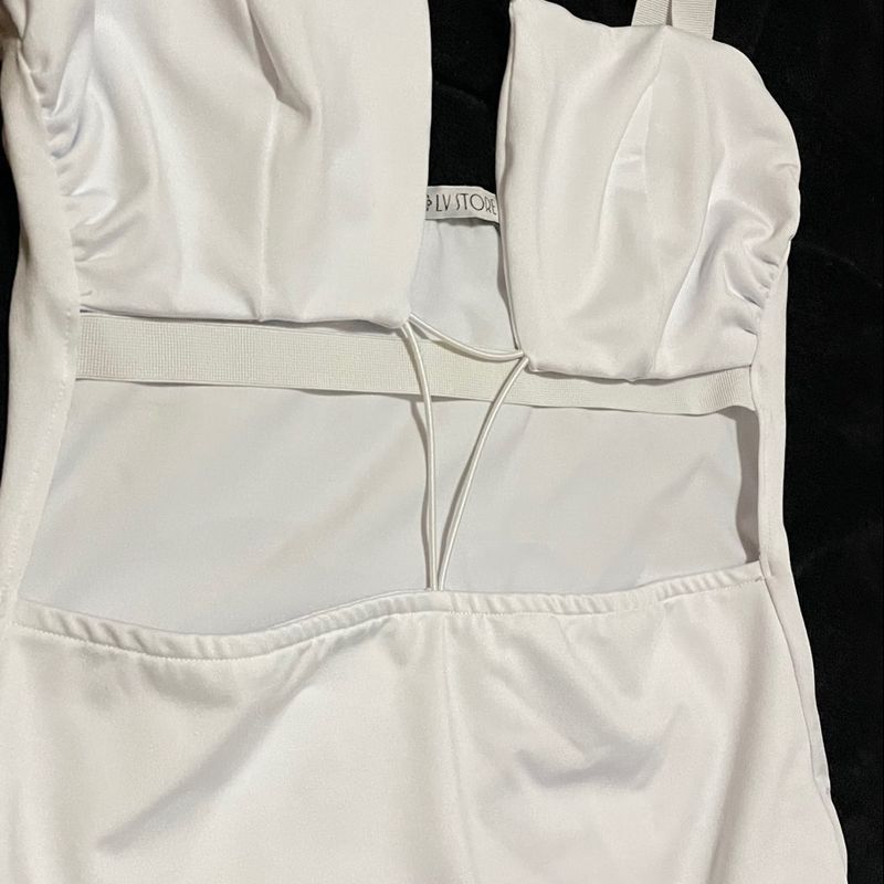 Corset Pants Preto Detalhe Branco - Comprar em LV Store