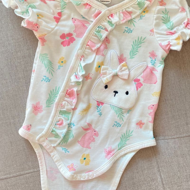 Body com Abertura Frontal Roupa Infantil para Beb Shein Usado